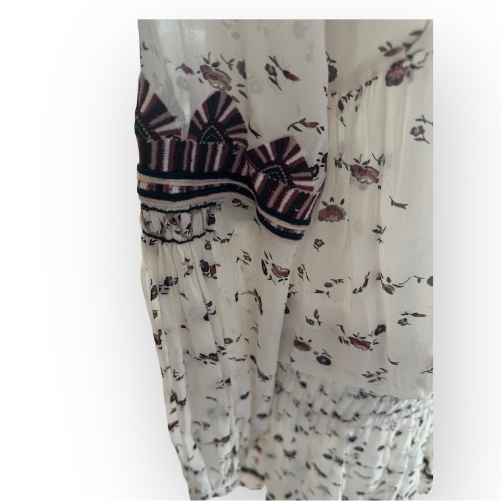 Ulla Johnson Women's Sz 2 Gita Floral White 100%
Silk Mini Long Sleeve Dress - Picture 6 of 10